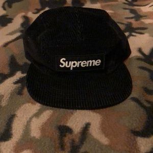 Supreme Black Camo Hat